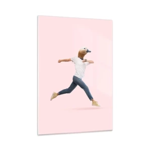 Glasbild - Bild auf glas - Eine Prise Absurdität - 50x70cm - Eine Prise Absurdität - Moderne Wanddekoration für Wohnzimmer und Schlafzimmer ARTTOR