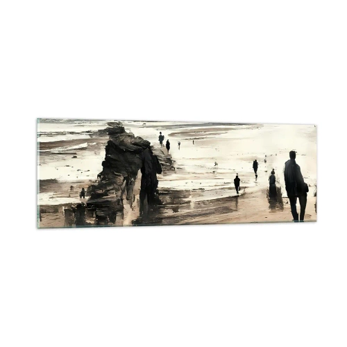 Glasbild - Bild auf glas - Einberufen - 90x30 cm