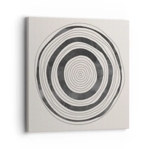 Bild auf Leinwand - Leinwandbild - Wichtig ist, was dazwischen liegt - 30x30 cm