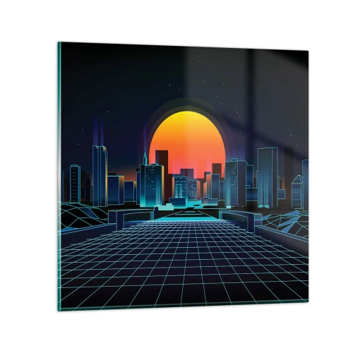 Glasbild - Bild auf glas - Willst du immer noch zu Real gehen? - 30x30 cm