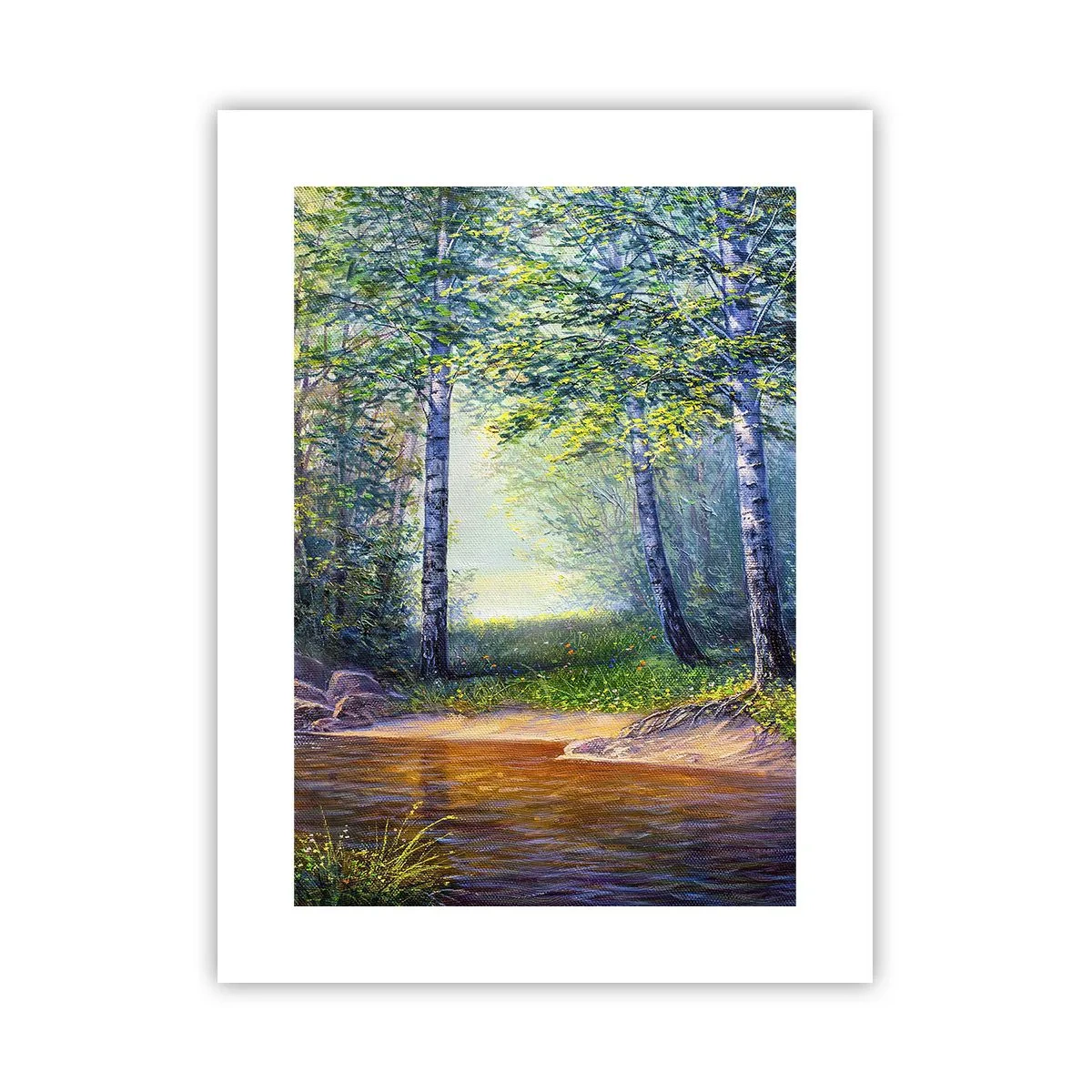 Poster - Idyllische Landschaft - 30x40 cm