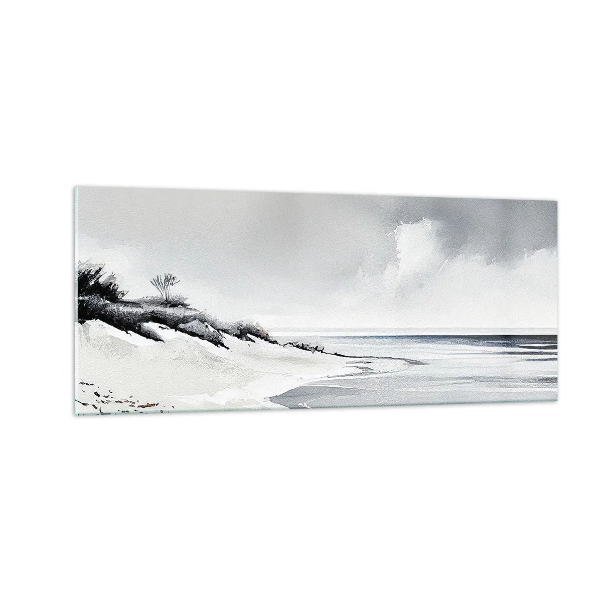 Glasbild - Bild auf glas - Für immer zusammen - 100x40 cm
