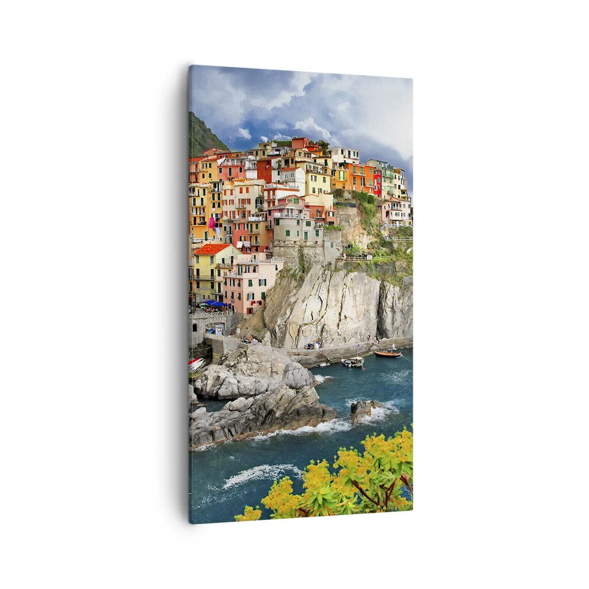 Bild auf Leinwand - Leinwandbild - Eine Gruppe umarmt die Felsen - 55x100 cm