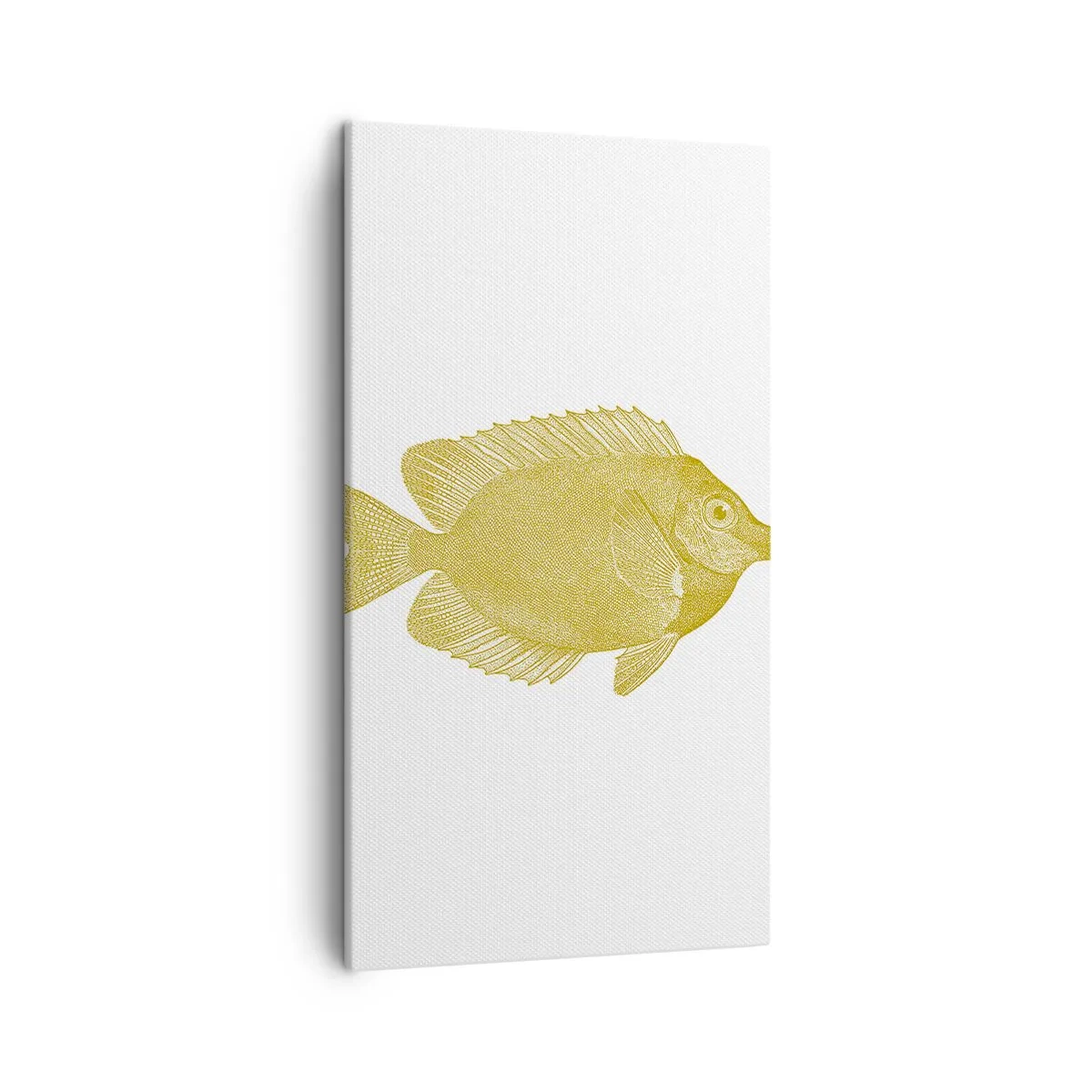 Bild auf Leinwand - Leinwandbild - Fisch und das war’s - 45x80 cm