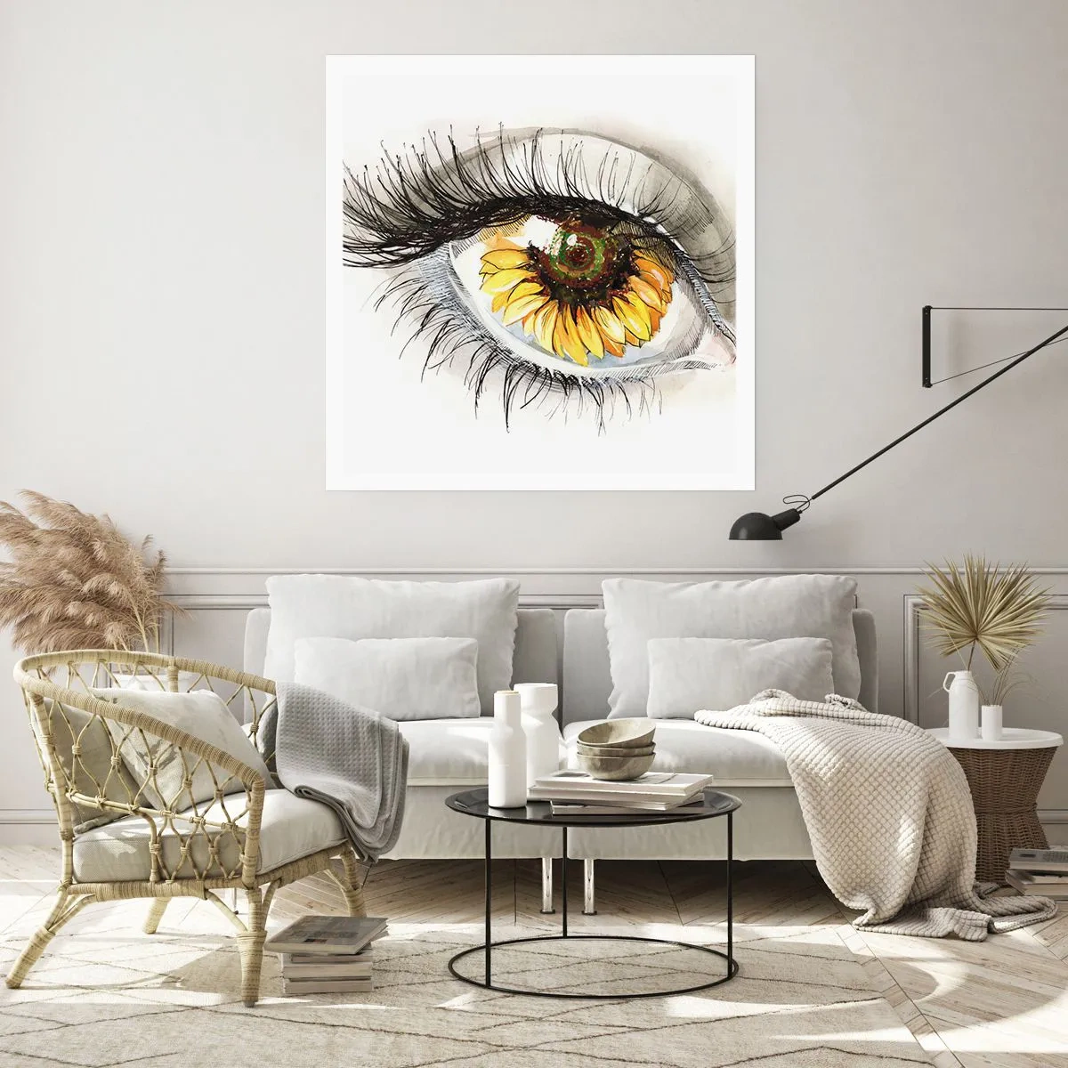 Poster - Ein Look so heiß wie der Sommer - 50x50 cm