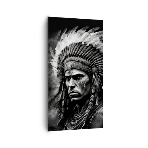 Bild auf Leinwand - Leinwandbild - Anführer und Krieger - 65x120 cm