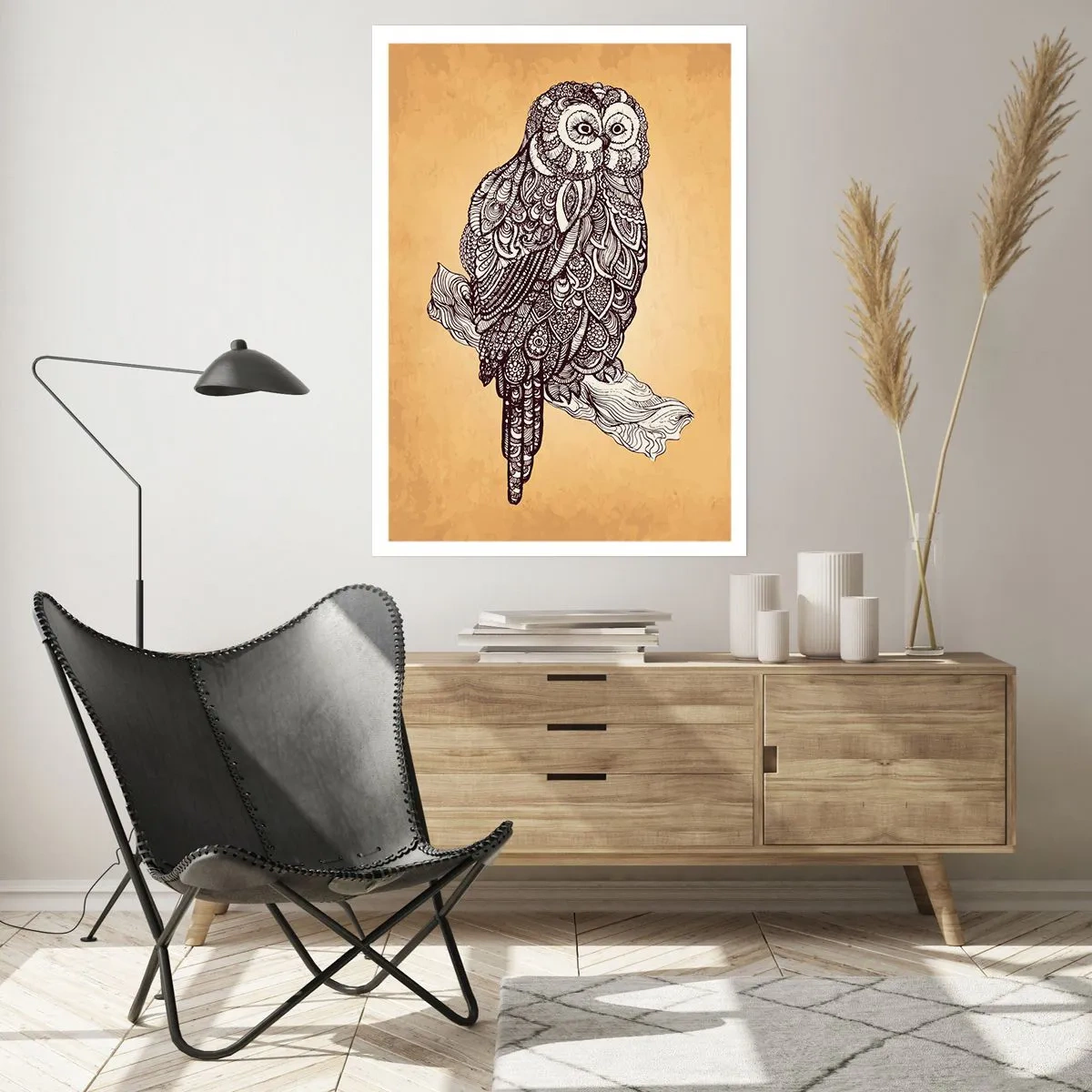 Poster - Kunstvolle Ornamente der Weisheit - 40x50 cm