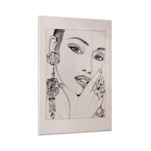 Glasbild - Bild auf glas - Das schönste Juwel - 70x100 cm