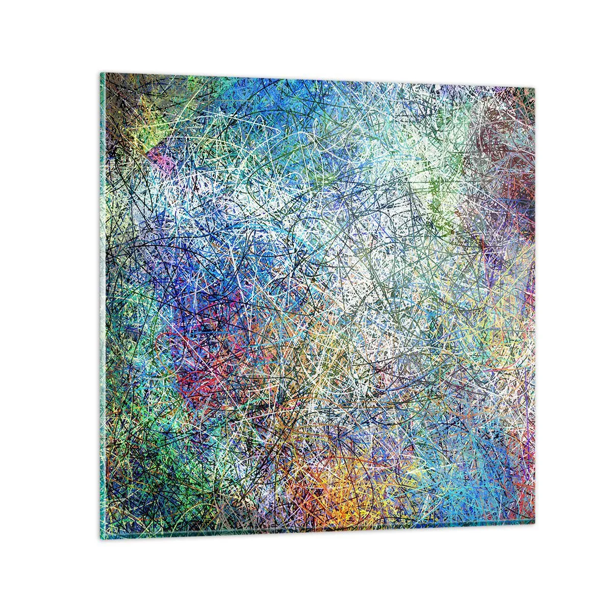 Glasbild - Bild auf glas - Es ist nicht so einfach - 30x30 cm