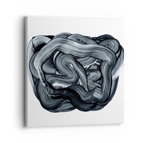 Bild auf Leinwand - Leinwandbild - Es ist nicht so einfach - 30x30 cm