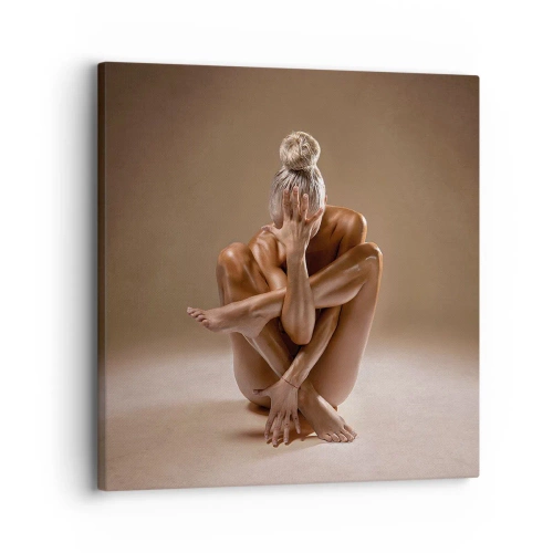 Bild auf Leinwand - Leinwandbild - Die Einheit von Körper und Geist - 30x30 cm