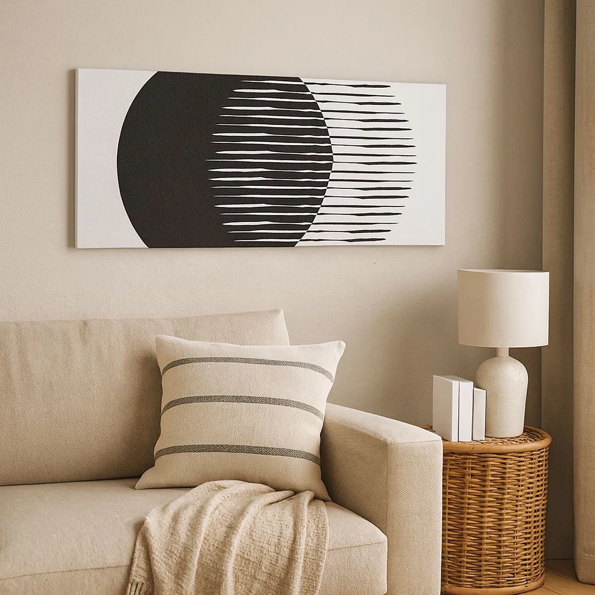 Bild auf Leinwand - Leinwandbild - Sein Alter Ego - 100x40 cm