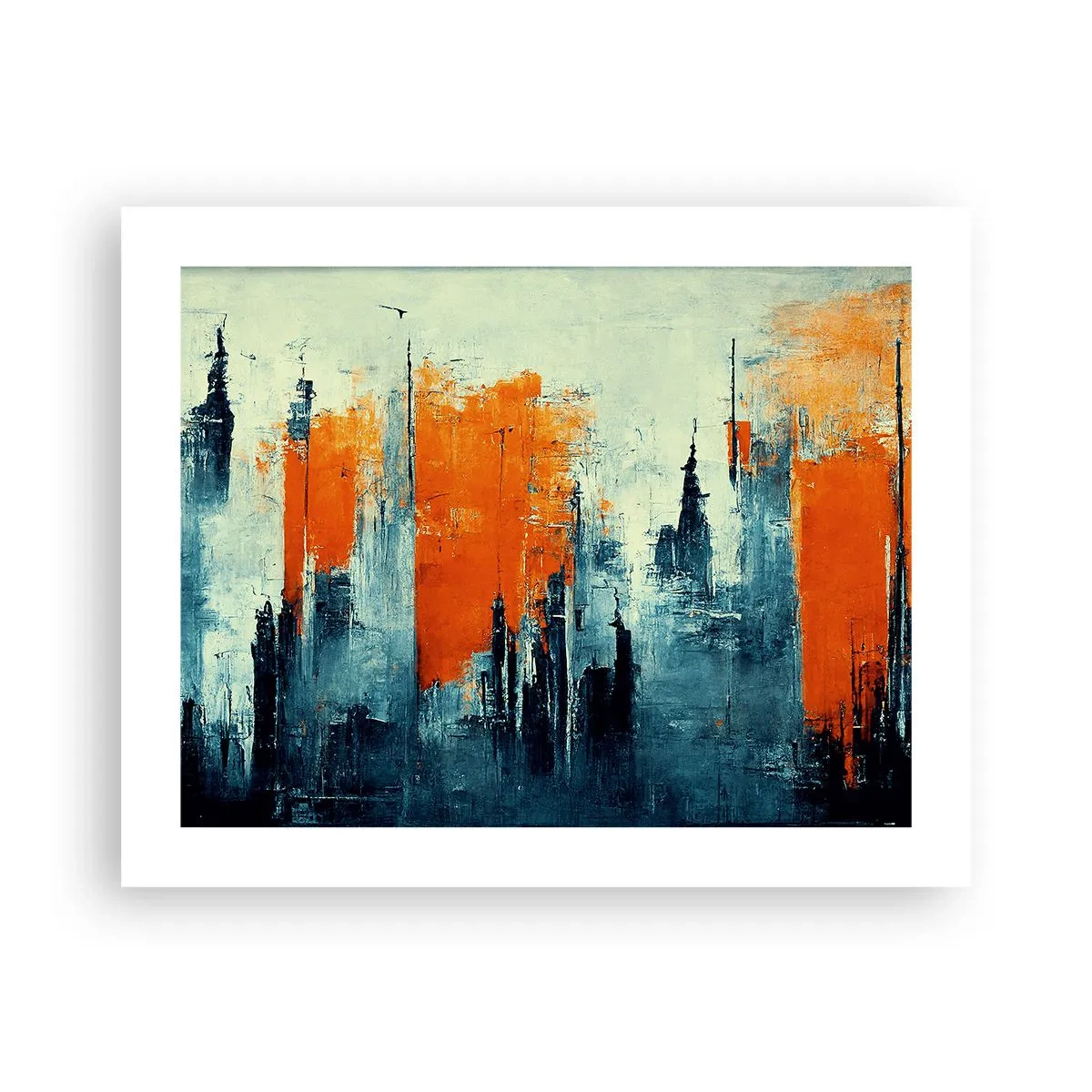 Poster - Moderne Landschaft - 50x40 cm