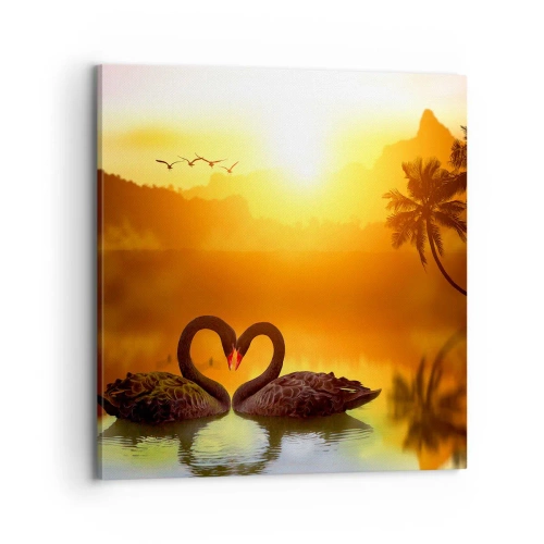 Bild auf Leinwand - Leinwandbild - Alles passt zusammen - 70x70 cm