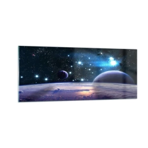 Glasbild - Bild auf glas - Noch allein? - 100x40 cm