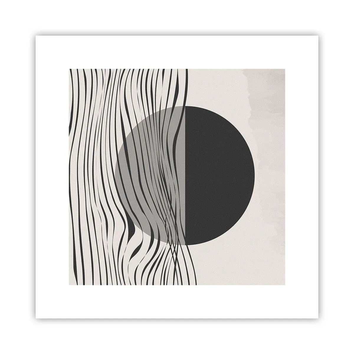 Poster - Halbe Komposition - 30x30 cm