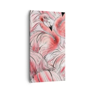 Bild auf Leinwand - Leinwandbild - Bird Corps de Ballet - 55x100 cm