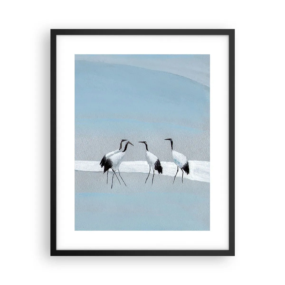 Poster in einem schwarzem Rahmen - Nach einem heißen Tag - 40x50 cm