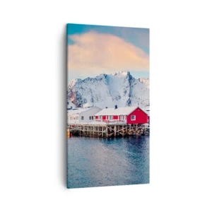 Bild auf Leinwand - Leinwandbild - Nördlicher Rückzug - 45x80 cm