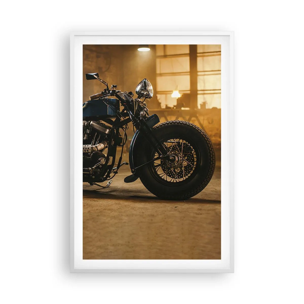 Poster in einem weißen Rahmen - Ich kann alles - 61x91 cm