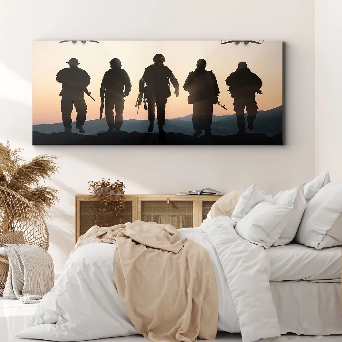 Bild auf Leinwand - Leinwandbild - Willkommen in unserer Welt - 90x30 cm