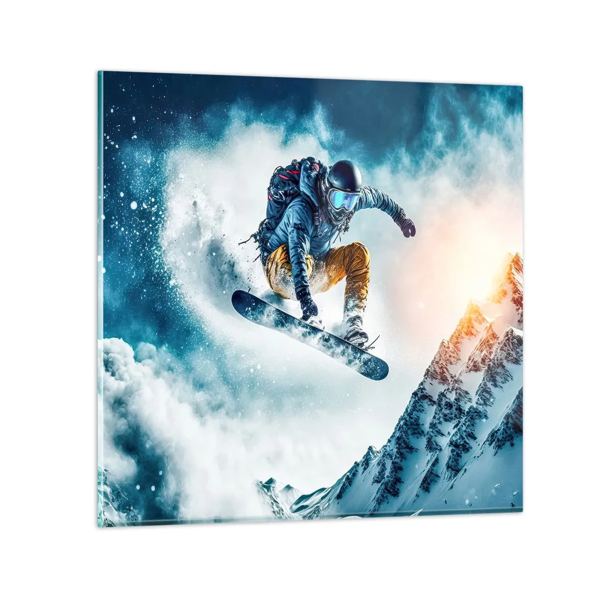 Glasbild - Bild auf glas - Extreme Emotionen - 70x70 cm