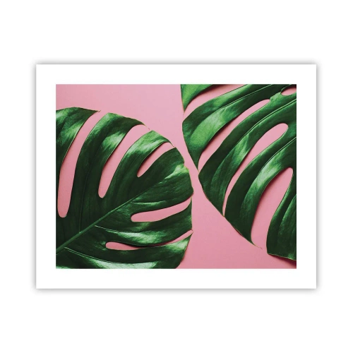 Poster - Rendezvous im Grünen - 50x40 cm