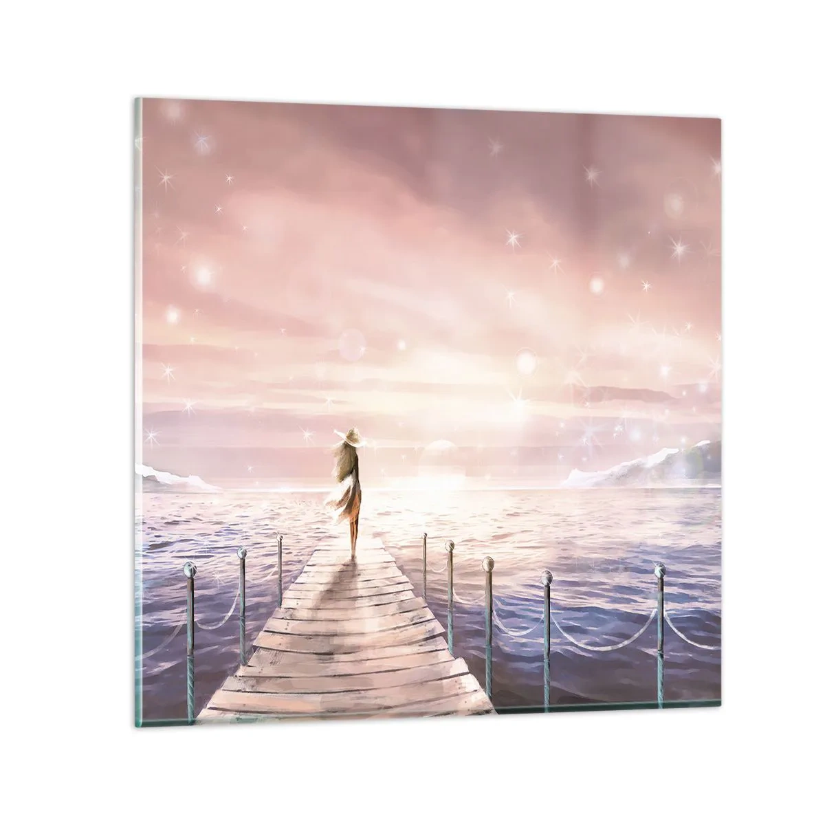Glasbild - Bild auf glas - Im Licht eines Traums - 30x30 cm