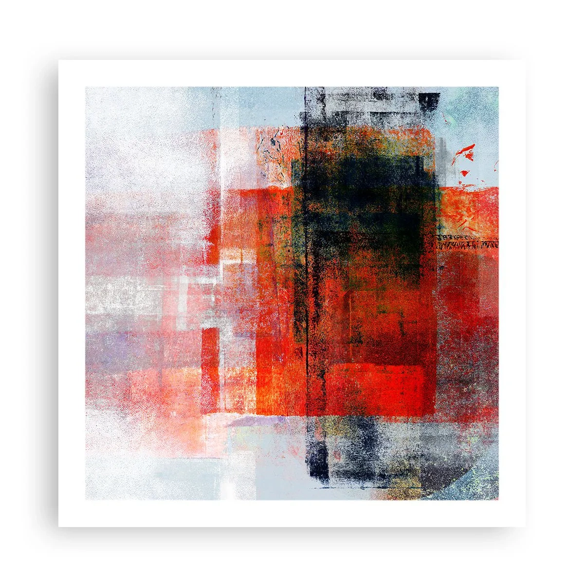 Poster - Komposition leuchtet - 60x60 cm