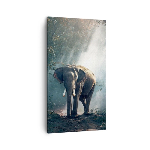 Bild auf Leinwand - Leinwandbild - Ein gemütlicher Spaziergang - 45x80 cm