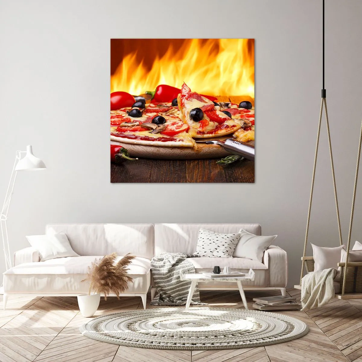 Bild auf Leinwand - Leinwandbild - Aus Italien mit Liebe - 70x70 cm