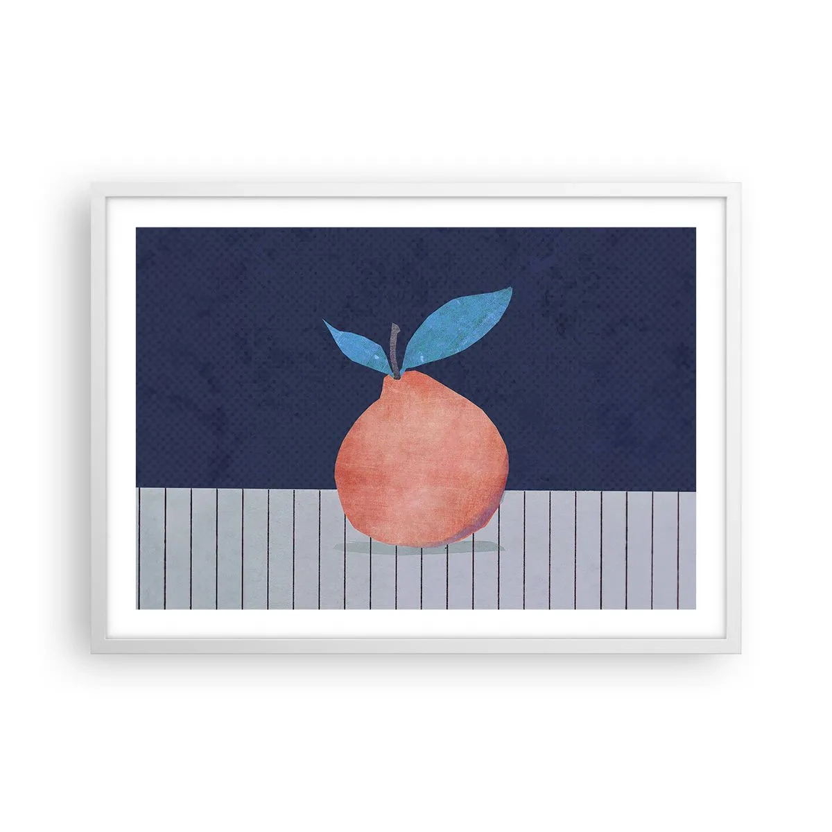 Poster in einem weißen Rahmen - Konvexität und Ebene - 70x50 cm