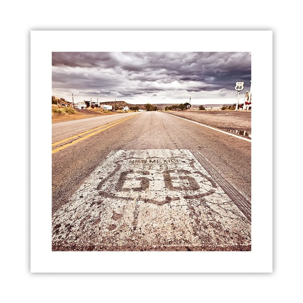 Poster - Mother Road - eine amerikanische Legende - 40x40 cm