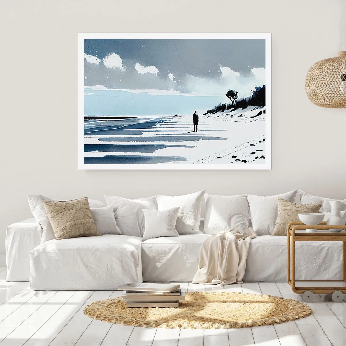 Poster - Allein sein - 91x61 cm