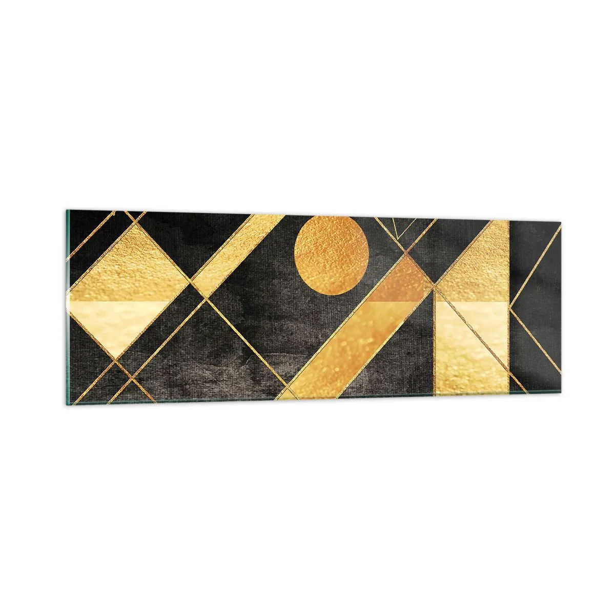 Glasbild - Bild auf glas - Die Sonne der Wüste - 90x30 cm