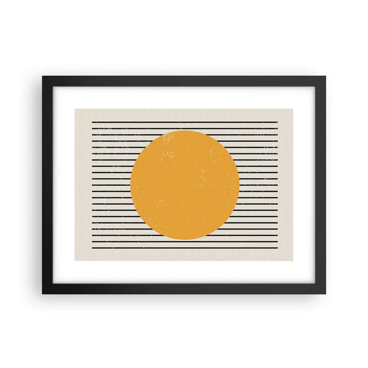 Poster in einem schwarzem Rahmen - Die Kraft der Einfachheit - 40x30 cm