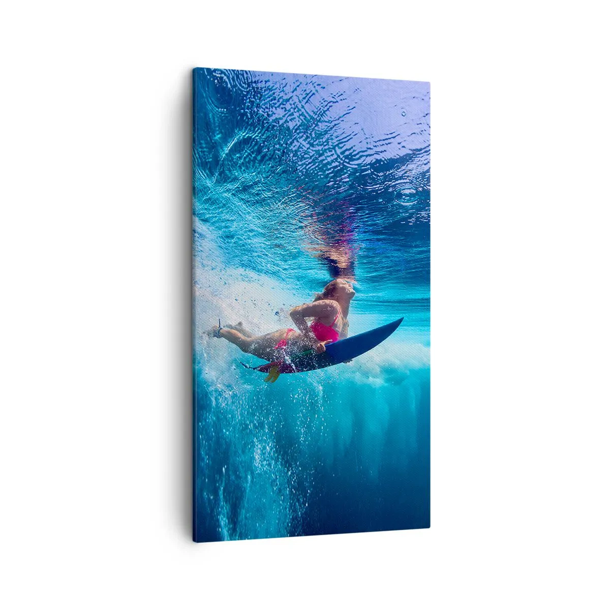 Bild auf Leinwand - Leinwandbild - Tiefe der Freude - 45x80 cm