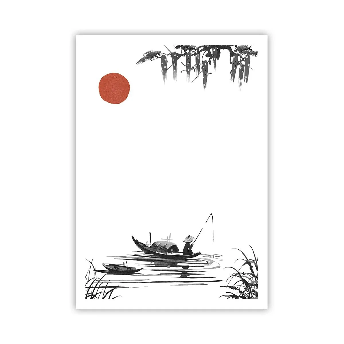 Poster - Asiatischer Nachmittag - 70x100 cm