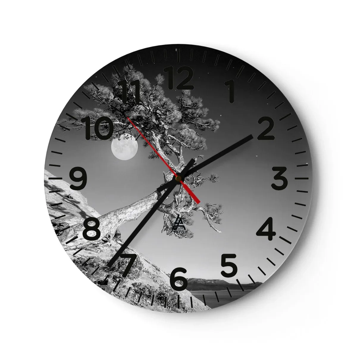 Wanduhr - Glasuhr - Siegreiche Kämpferin - 30x30 cm