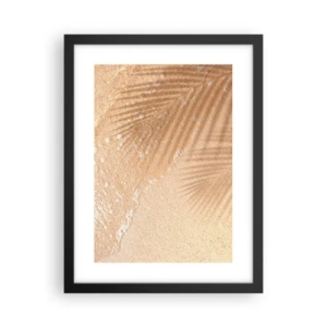 Poster in einem schwarzem Rahmen - Der Schatten eines heißen Sommers - 30x40 cm