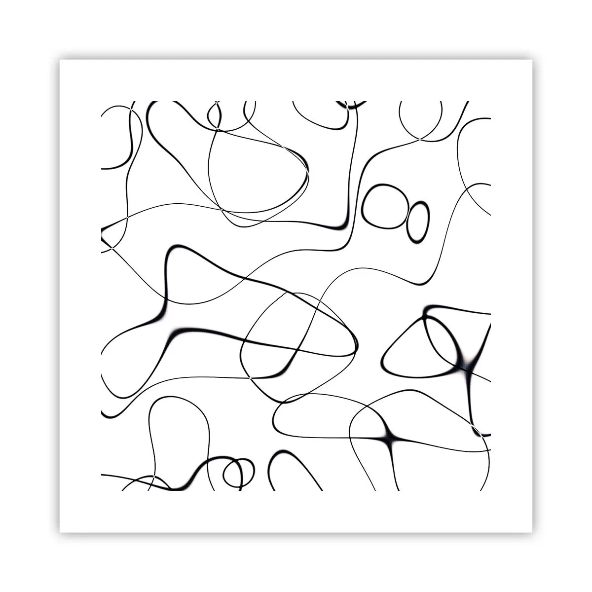 Poster - Lebenswege, Wechselfälle - 40x40 cm