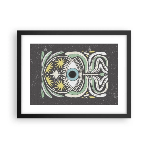 Poster in einem schwarzem Rahmen - Stammesrituale - 40x30 cm