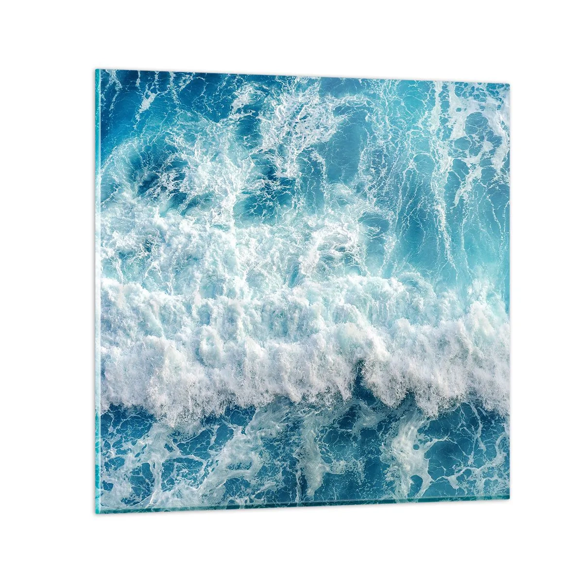 Glasbild - Bild auf glas - Freudig und springend - 30x30 cm