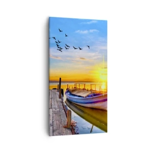 Bild auf Leinwand - Leinwandbild - Bis morgen - 55x100 cm