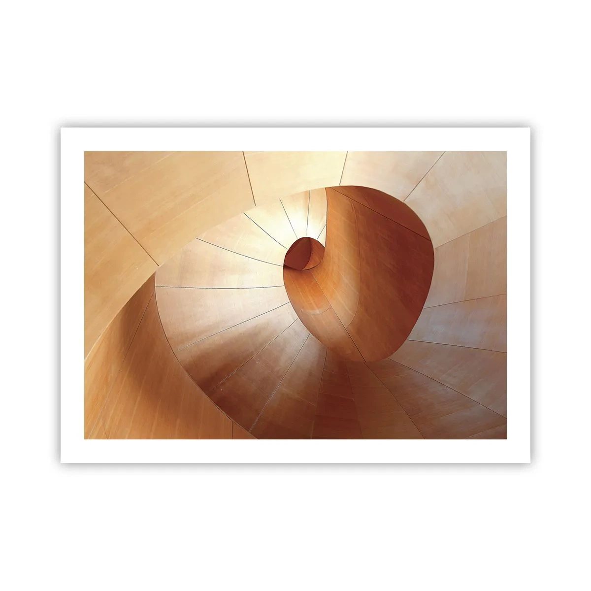 Poster - Architektonische Serpentine - 70x50 cm