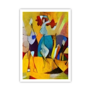 Poster - Sonne - Leben - Freude - 70x100 cm