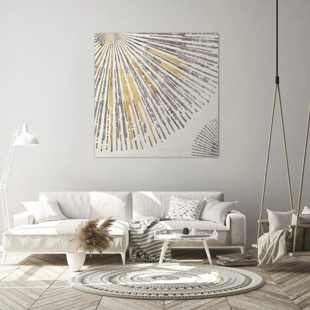 Bild auf Leinwand - Leinwandbild - Schönheit des Strahls - 50x50 cm