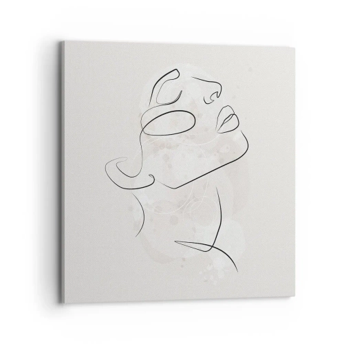 Bild auf Leinwand - Leinwandbild - Die Umrisse eines Traums - 70x70 cm