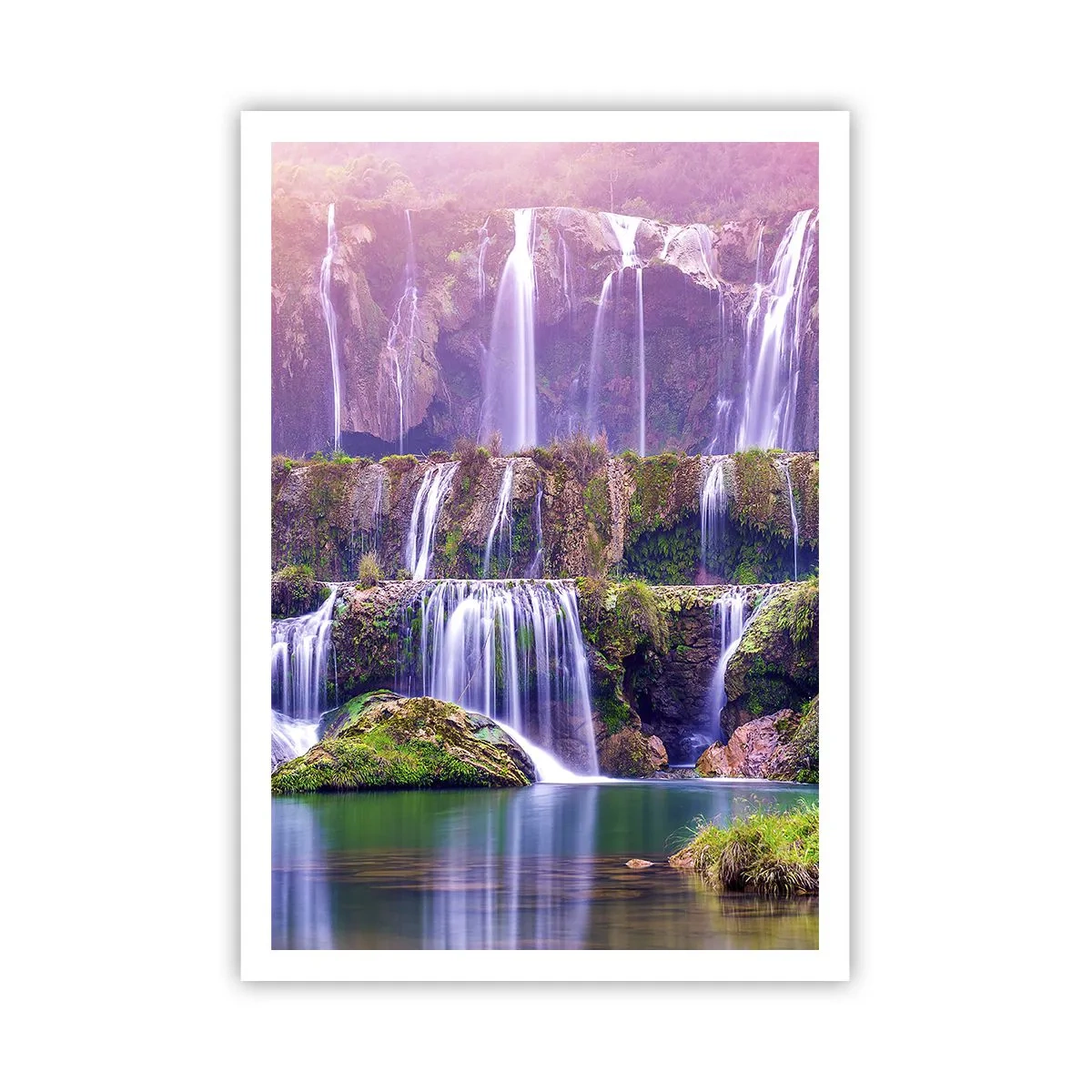 Poster - Treppe zum Himmel - 70x100 cm