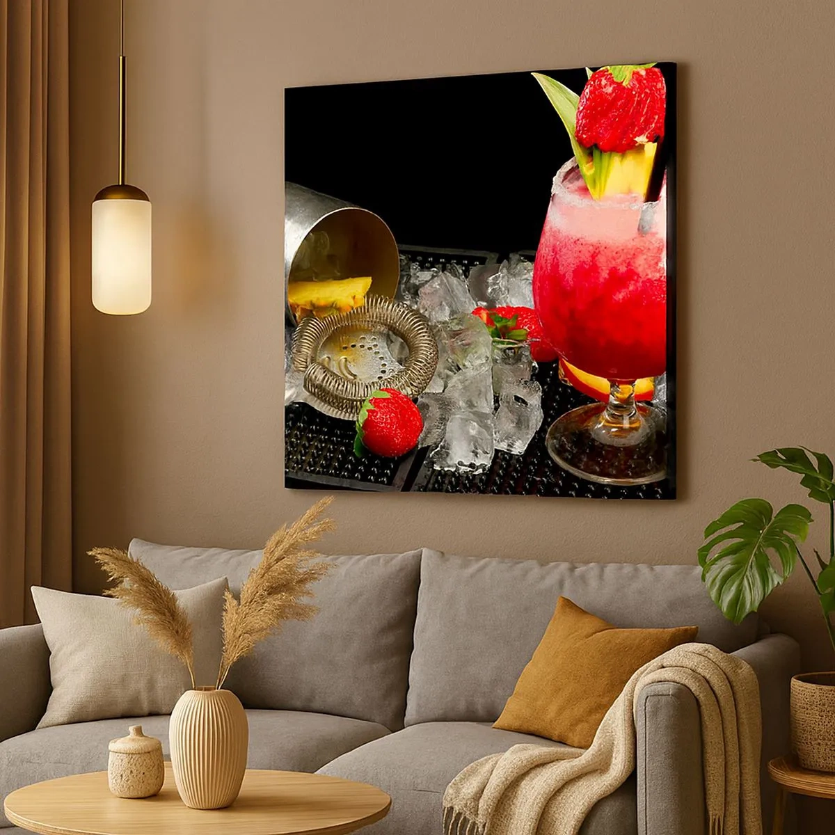 Bild auf Leinwand - Leinwandbild - Zaubern Sie einen Geschmack - 30x30 cm